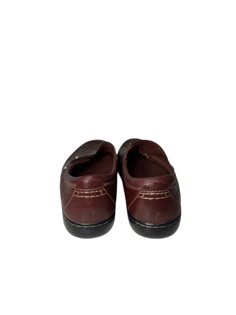 Clarks Bendables Ashland Lane Q Slip‎ On Loafer Redwood Red Women’s Size 11 W